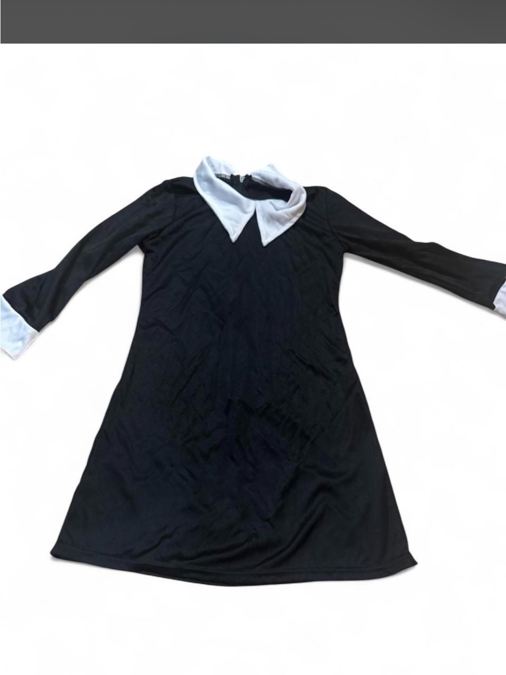 Spirit Black Dress with White Collar and Cuffs - Kids Halloween Costume